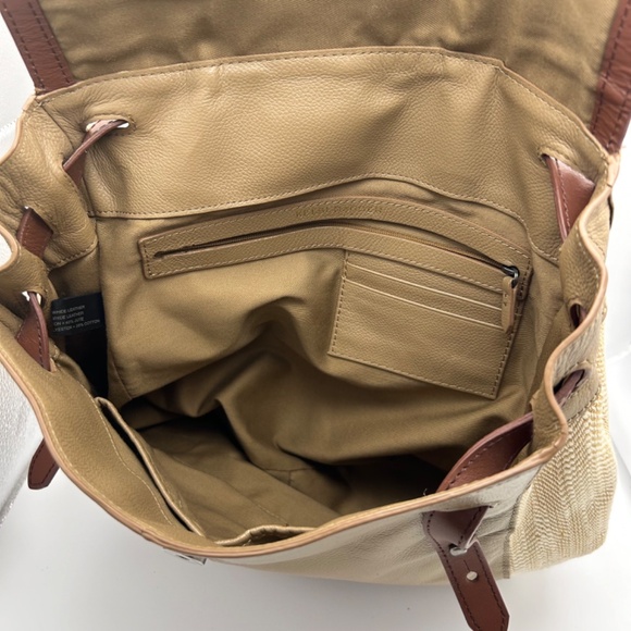 Kelsi Dagger Backpack Northsix Genuine Leather Brown  EUC main image 4